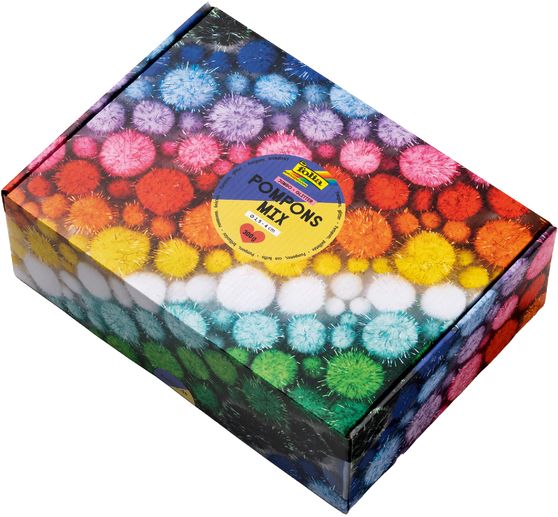 Pompoms Mix Jumbo Pack "Glitter"