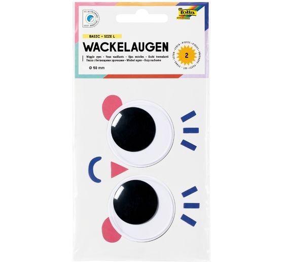 Wiebeloogjes "Basic", zelfklevend