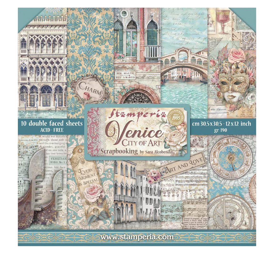 Scrapbook blok "Venice"