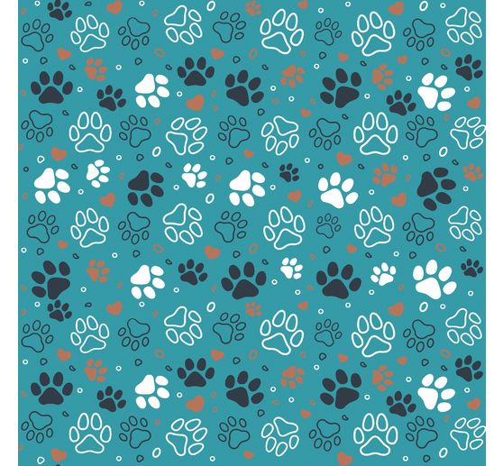 Decoratieve stof linnen optiek "Paws"