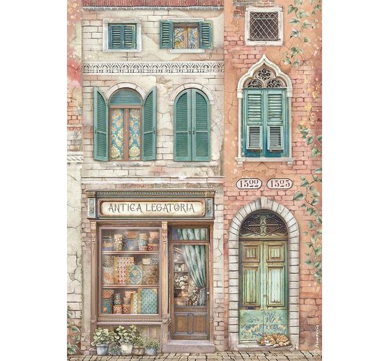 Motief strozijde "Venice City of Art - Legatoria"