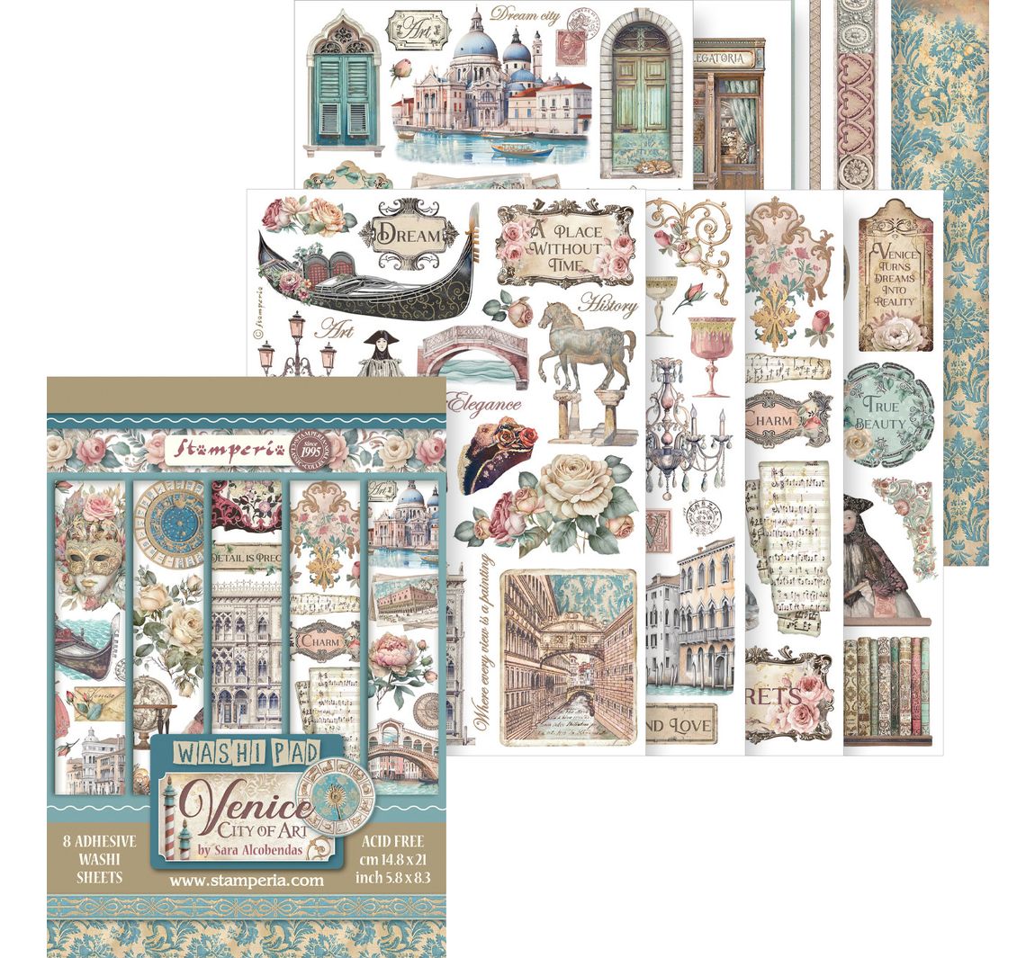 Washi Pad "Venice"