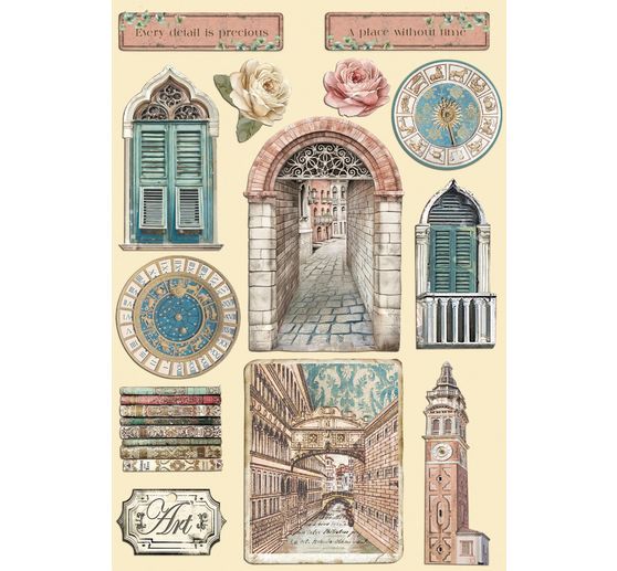 Lasercut motieven "Venice City of Art"