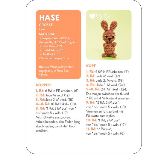 Card set "55 x häkeln - Mini-Amigurumi"