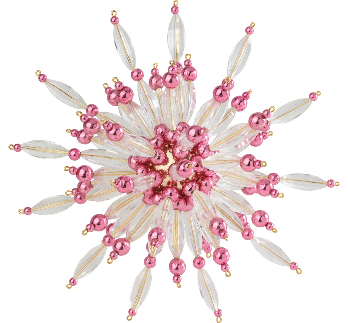 Parelsterren complete set "Crystal Pink"