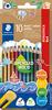STAEDTLER Noris colour "Jumbo kleurpotloden", set van 9 + 1 gratis