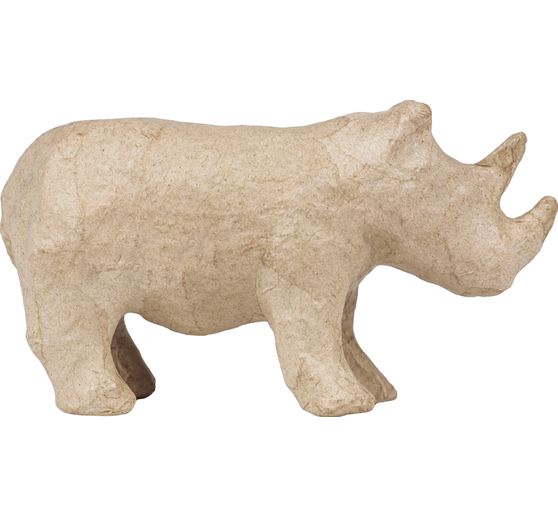 Neushoorn, papier-mache