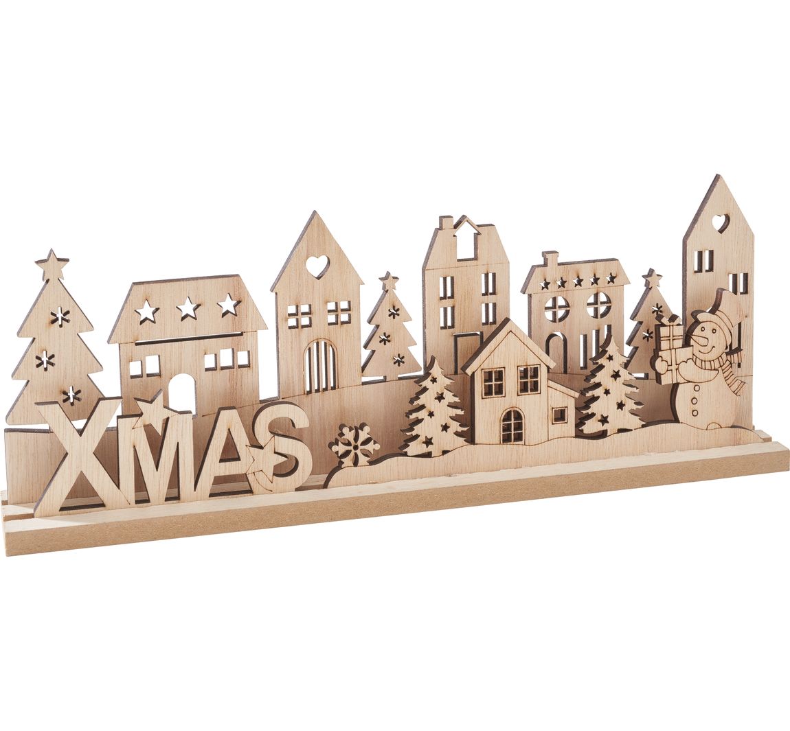VBS Houten bouwpakket "Kerstdorp Xmas"