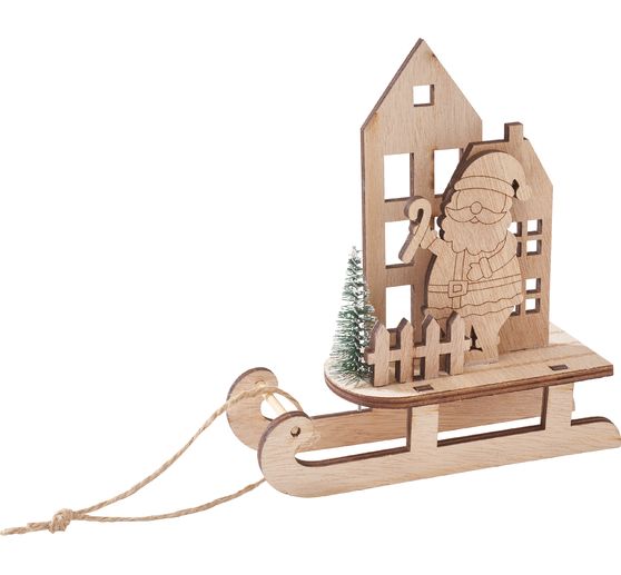 VBS Wooden building kit "Santas sleigh"