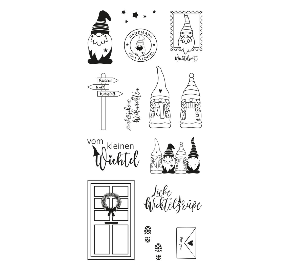 Clear Stamps "Kabouter post"