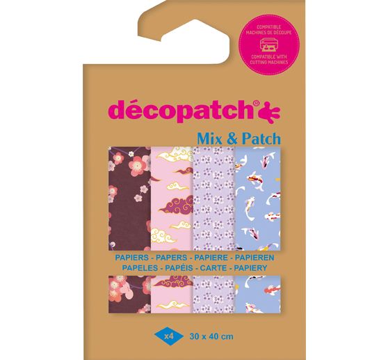 Décopatch Pocket Hot-Foil collectie Mix and Patch "Reis naar Japan"