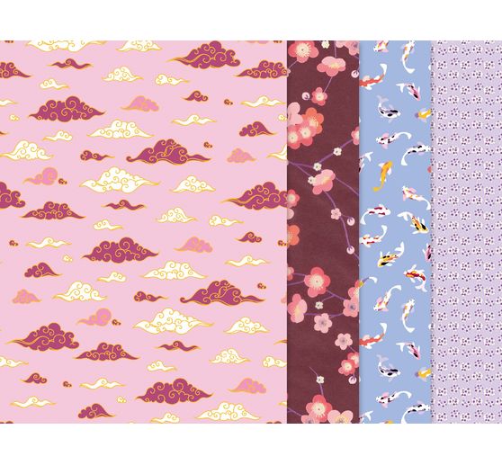 Décopatch Pocket Hot-Foil collectie Mix and Patch "Reis naar Japan"