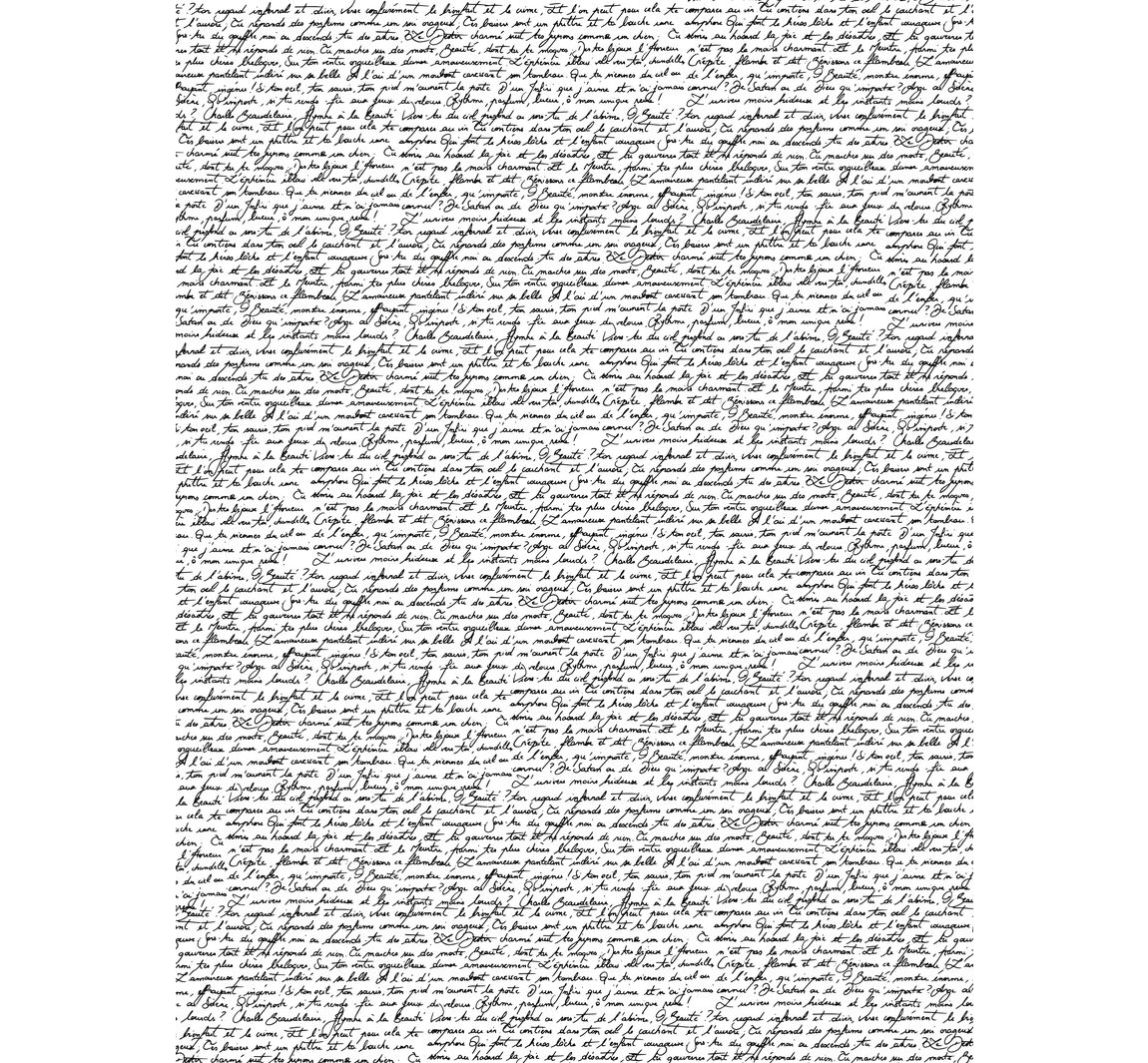 Décopatch papier "Schrift"