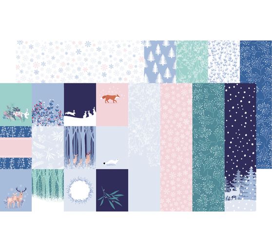 Paper set "Winter magic"