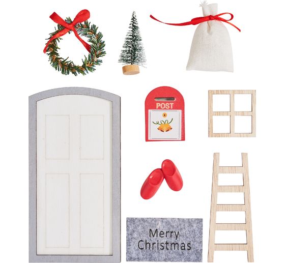 VBS Kabouter deur set "Merry Christmas"