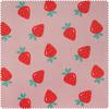 Polyester jersey chilly print "Aardbeien"