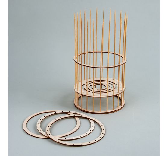 Houten ringenset "Lampenkap Natuur"