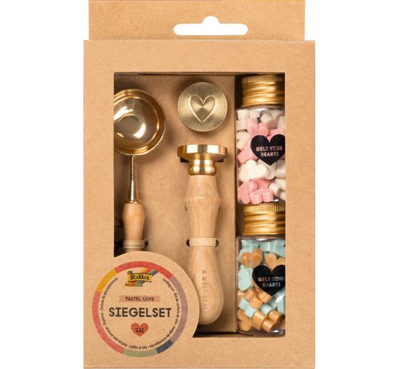 Zegelwas set "Pastel Love"