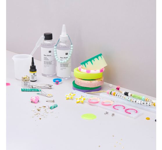 Silicone mould for jewellery "Brooches and hair clips"