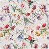 Decoratieve stof linnen optiek "Zomerbloemen"