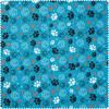 Decoration fabric linen optics "Paws"