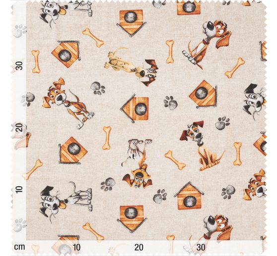 Decoration fabric linen optics "Duke"