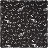 Decoration fabric linen optics "Music notes"