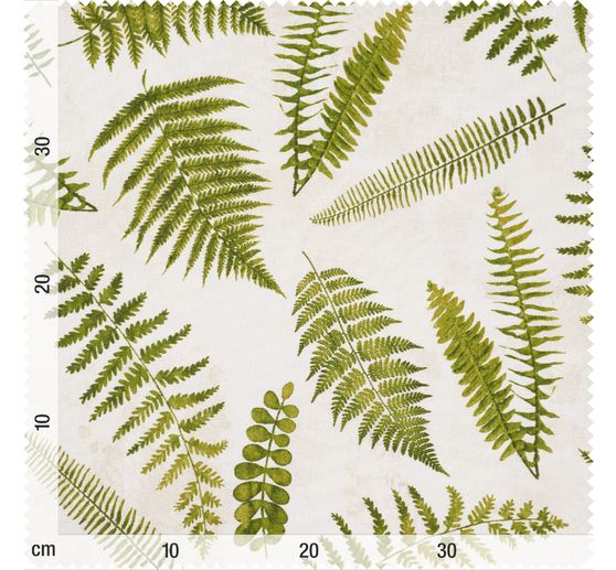 Decoration fabric linen optics "Fern"