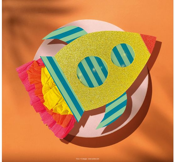 Transparant papier "Happy Stripes"