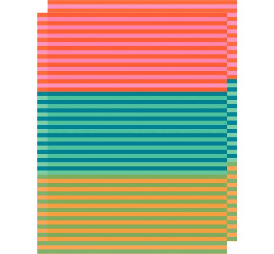 Transparant papier "Happy Stripes"