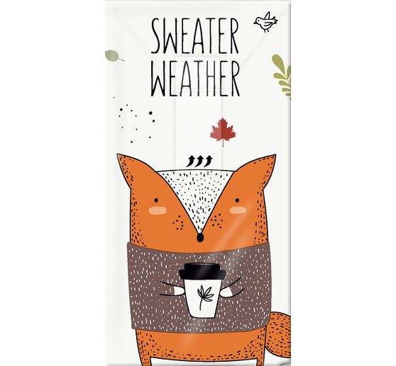 Papieren zakdoekjes "Sweater Weather"