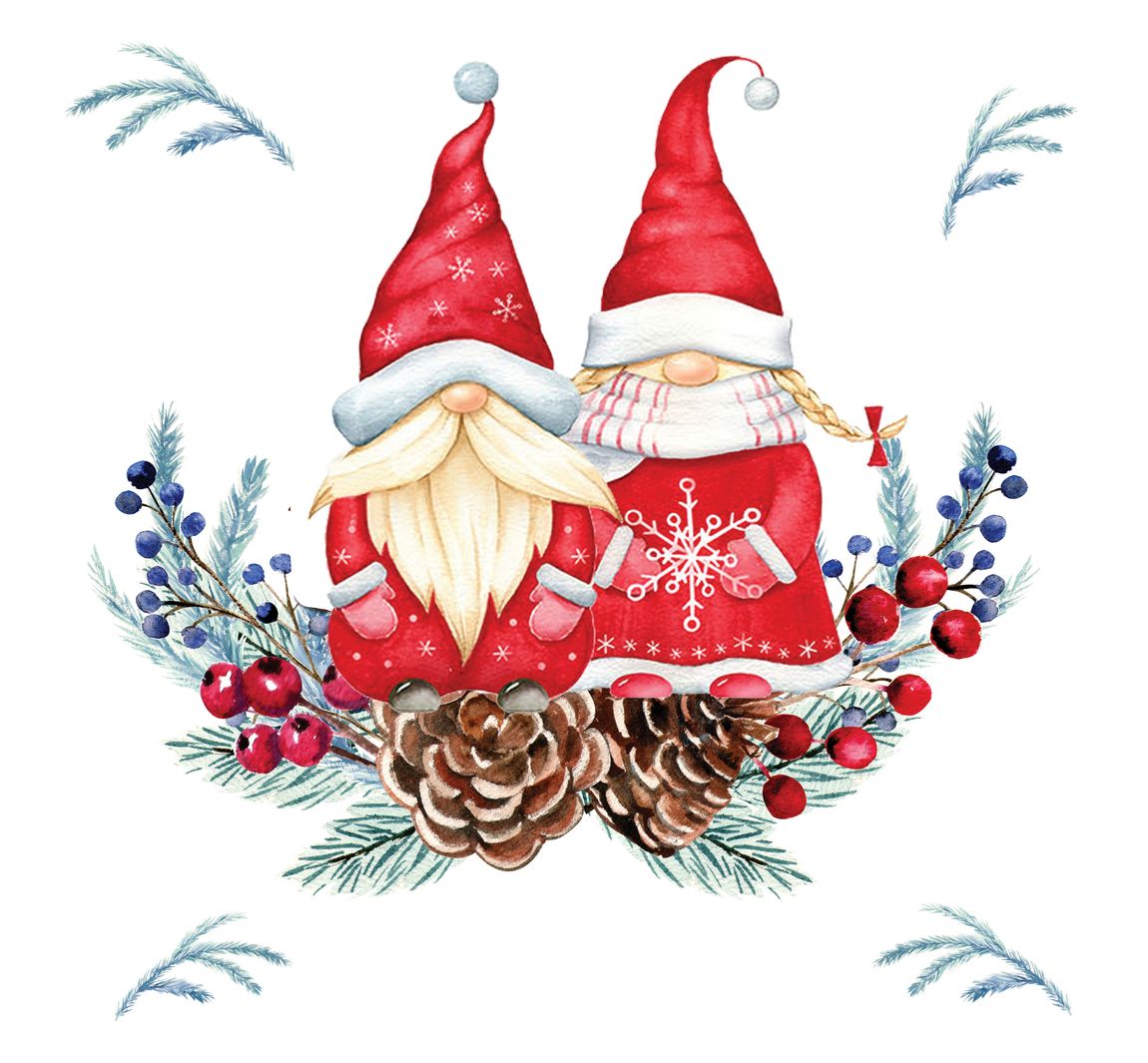 Servet "Tomte Couple"