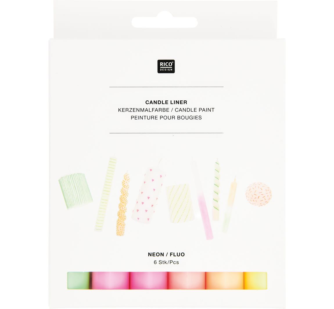 Candle Liner Set "Neon"
