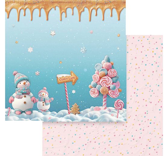 Scrapbook blok "Candy Christmas"