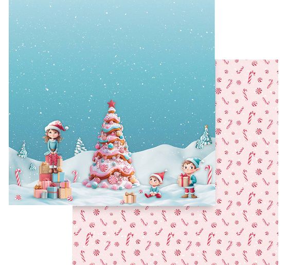 Scrapbook blok "Candy Christmas"
