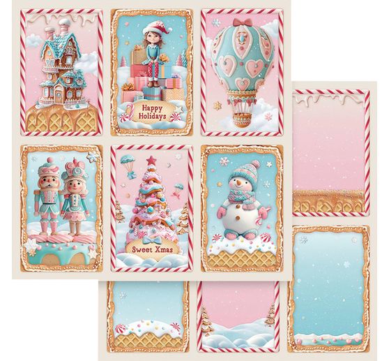 Scrapbook blok "Candy Christmas"