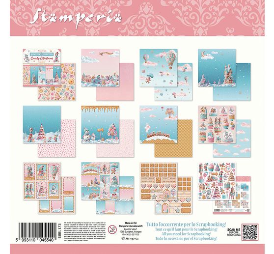 Scrapbook blok "Candy Christmas"