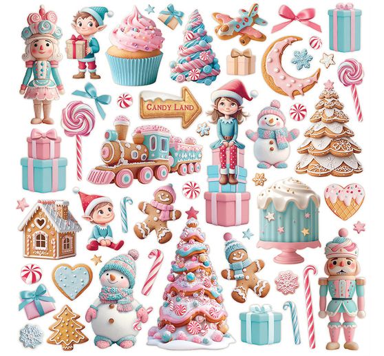 Scrapbook blok "Candy Christmas"