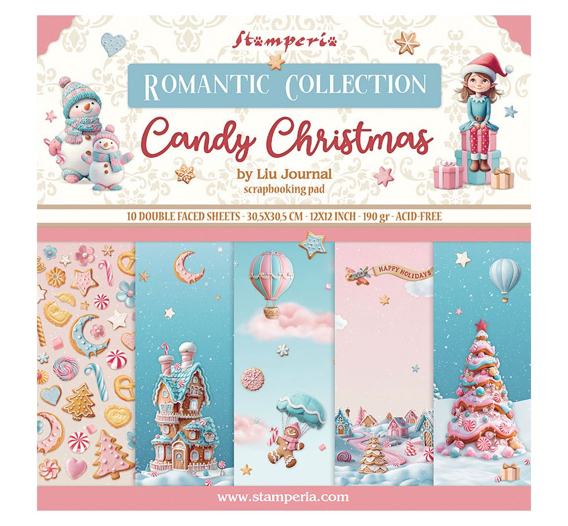 Scrapbook blok "Candy Christmas"