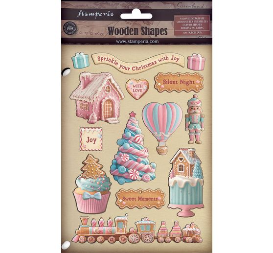 Lasercut motieven "Candy Christmas"