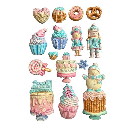 Siliconvorm A5 "Candy Christmas - Cakes"