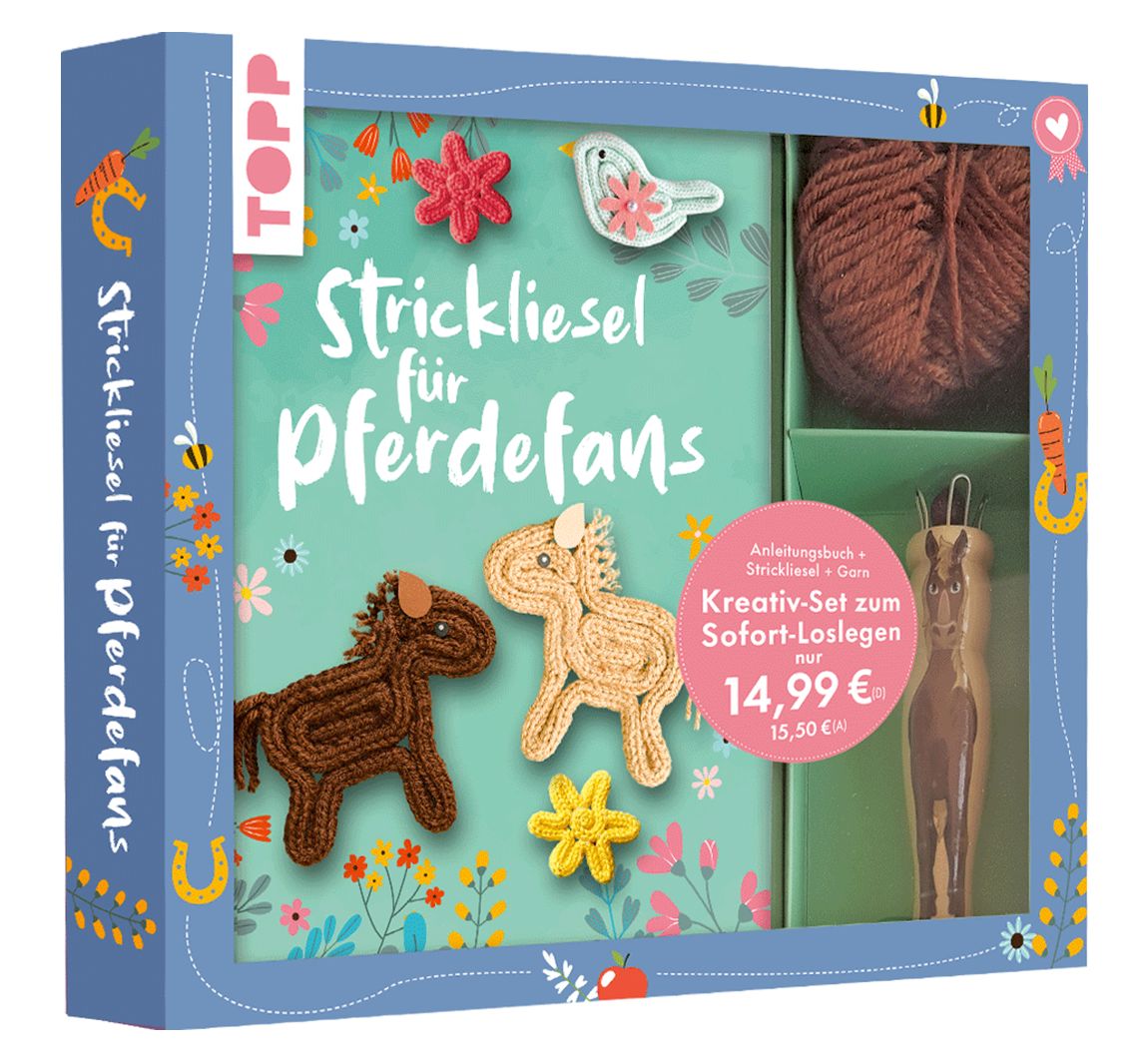 Creatieve set "Strickliesel für Pferdefans"