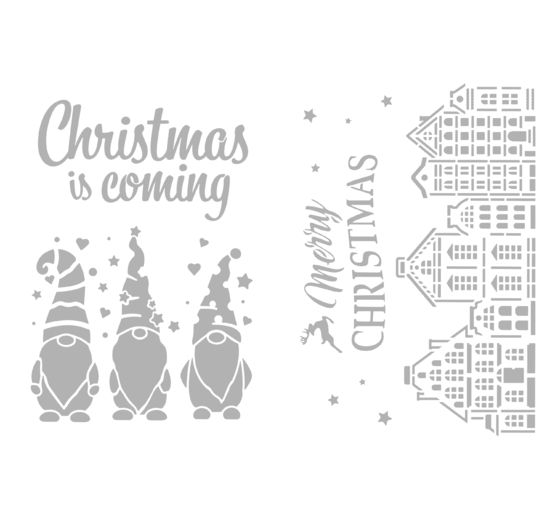 VBS Sjablonenset "Merry Christmas", A4