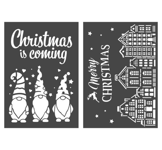 VBS Sjablonenset "Merry Christmas", A4