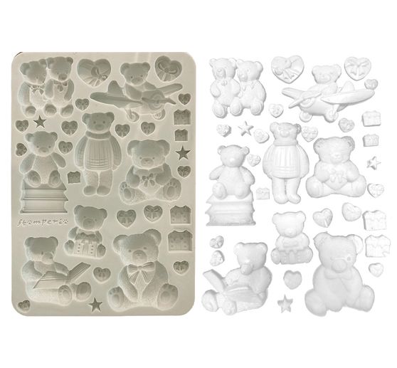 Siliconvorm A5 "The Owl's House - Teddy & Bears"