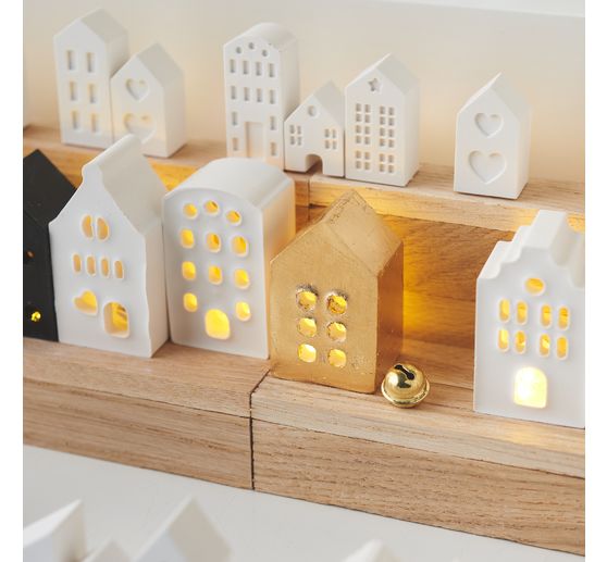 Siliconen gietvorm "Mini lichthuisjes"
