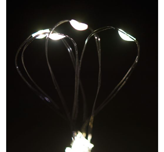 Micro LED chain of lights with timer 6/18h, 10 LEDs