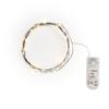 Micro LED chain of lights, with timer, black wire, 30 LEDs