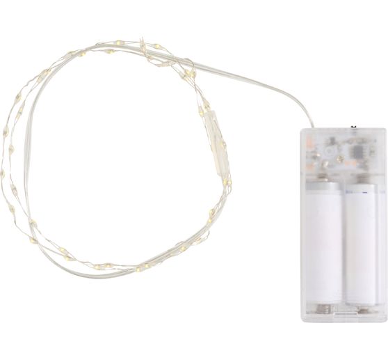 Micro LED snoer lampjes met timer 6/18 uur, 40 LED's
