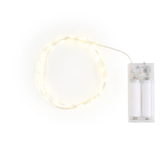 Micro LED snoer lampjes met timer 6/18 uur, 40 LED's